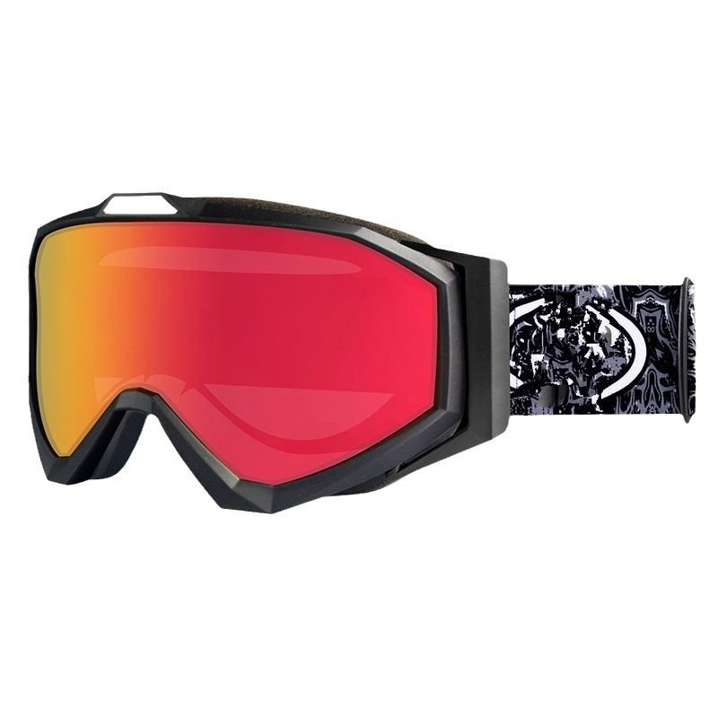 Outdoor Double-Layer Anti-Fog Large Cylindrical Card Near-View Mirror Ski Goggles