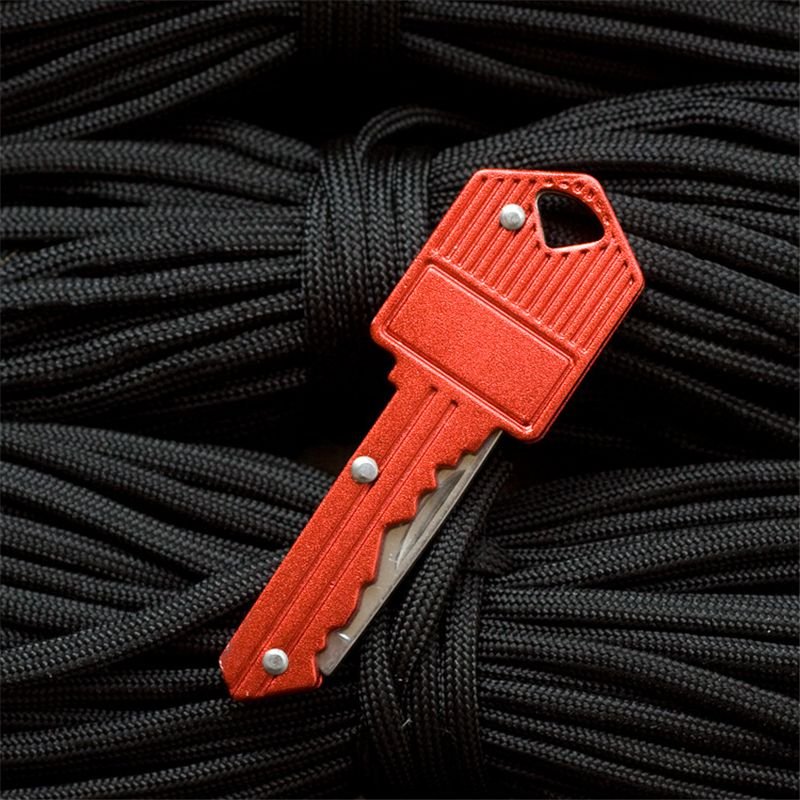 Outdoors Multifunction EDC Key Shape Knife