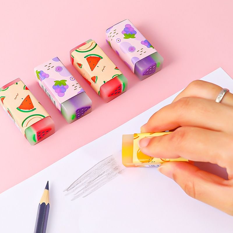 Student Creative Cartoon Fruit Eraser