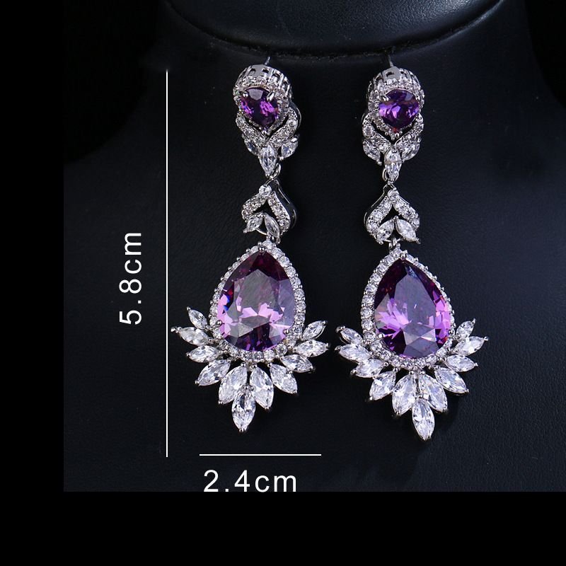 Exaggerated Fashion Rhinestone Earrings