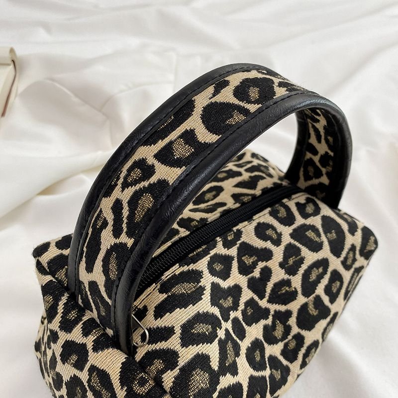 Women Fashion Leopard Zebra Print Large Capacity Handle Bag