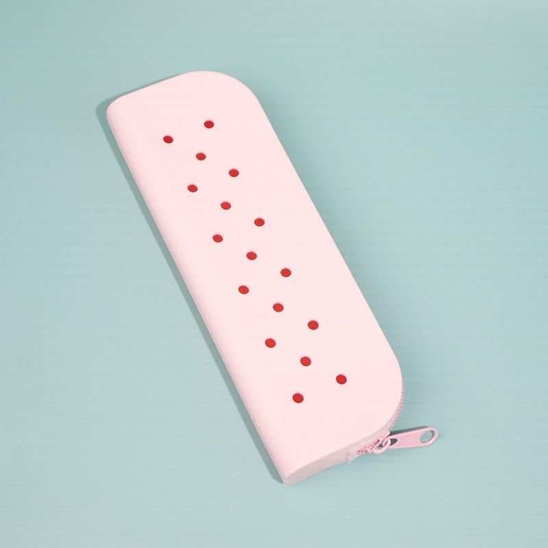 Student Stationery Cute Large Capacity Silicone Hole Pen