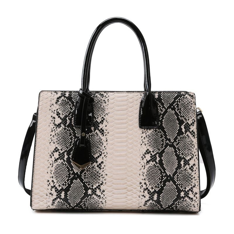 Fashion Crocodile Pattern Large Capacity Handbags