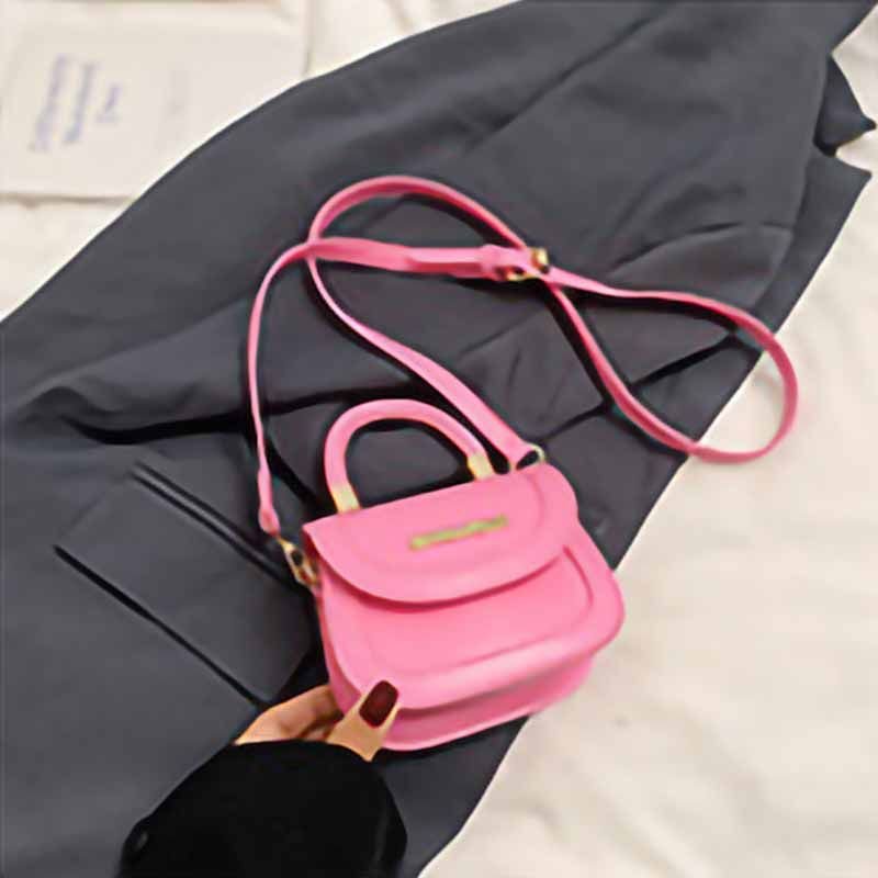 Kids Girls Fashion Casual Alphabet Shell Crossbody Handle Bag