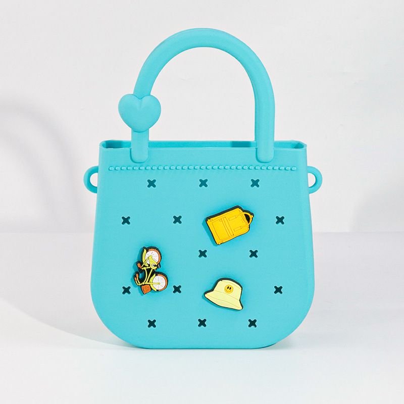 Cartoon Cute Portable Mini DIY Hole Handbag