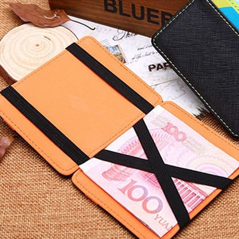 Unisex Multifunction Stripe Print Wallet