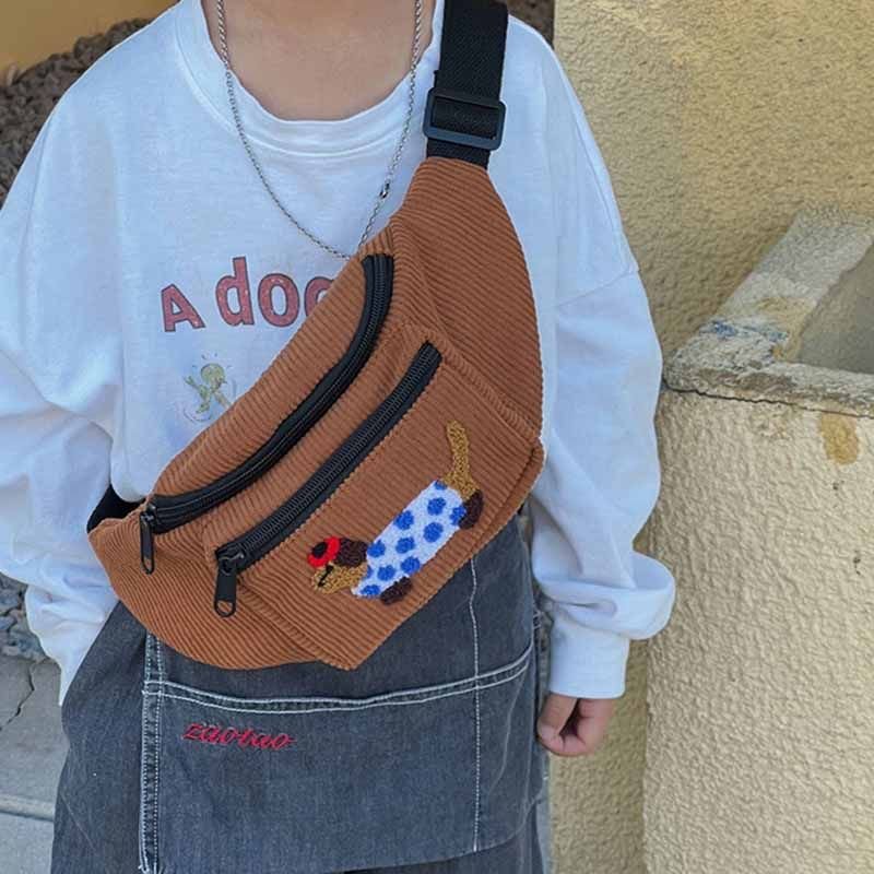 Kids Unisex Fashion Casual Cute Cartoon Waist Chest Bag