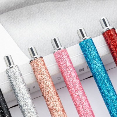 Press The Multicolor Metal Glitter Ball Point Pen