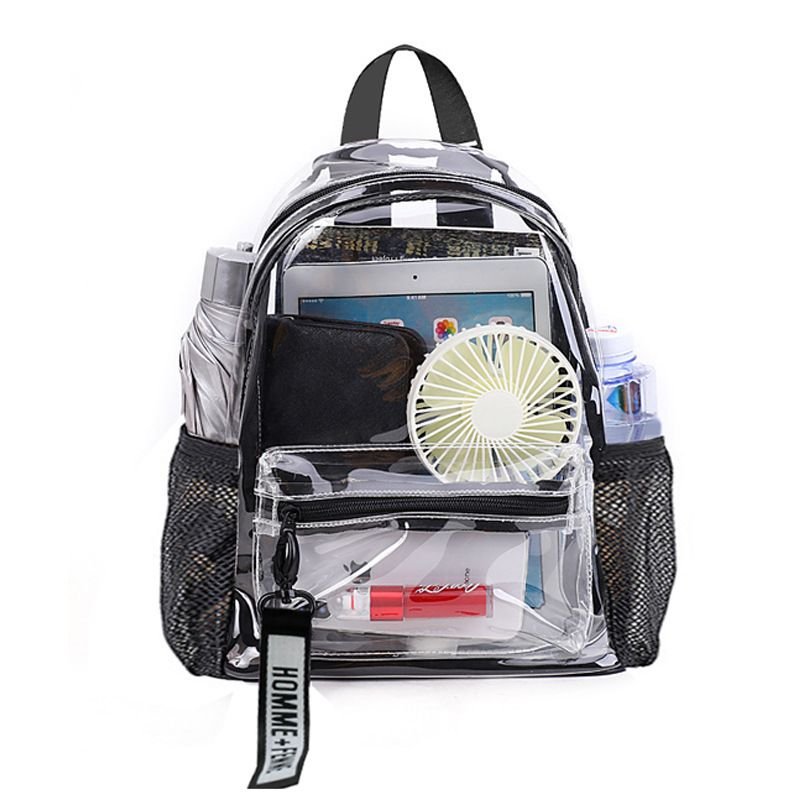 Fashion Large Capacity Waterproof Clear Pvc Backpack