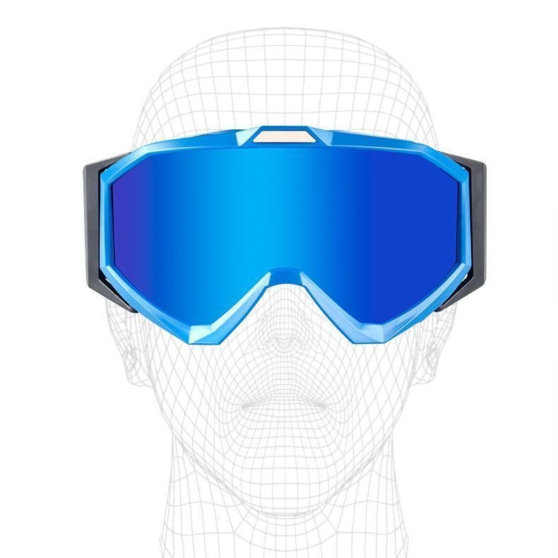 Outdoor Double-Layer Anti-Fog Large Cylindrical Card Near-View Mirror Ski Goggles