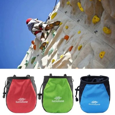 Outdoor Rock Climbing Single And Double Rod Fitness Gymnastics Non-Slip Powder Storage Bag Elements Accessories