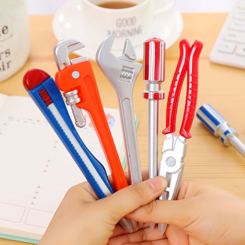 Simple Creative Hardware Tools Art Cutter Head Shape Ballpoint Pen