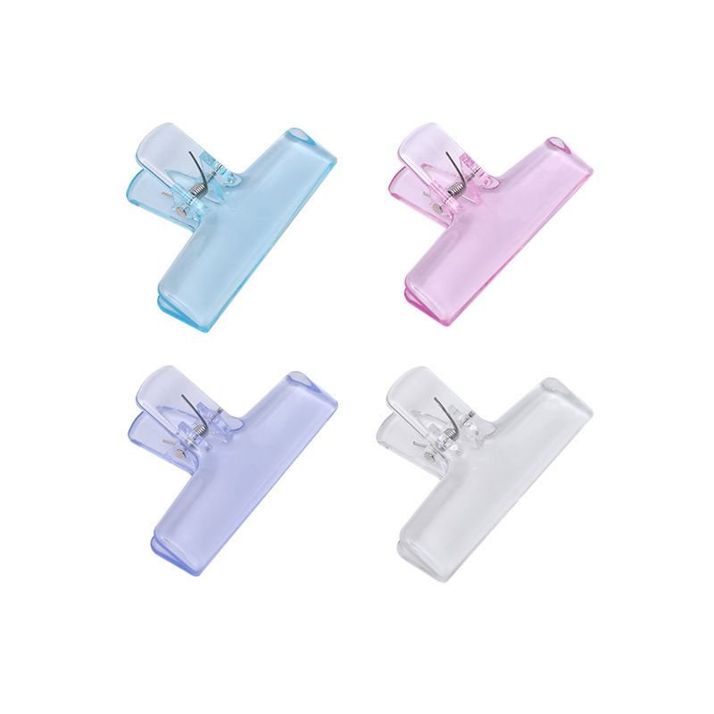 Creative Simple Transparent Acrylic Office Supplies Bill Clip