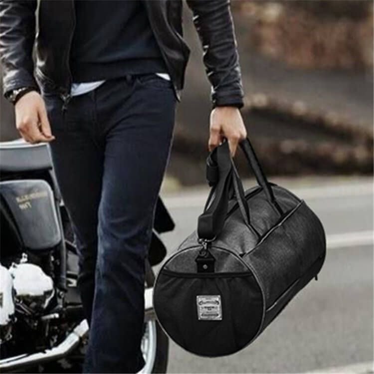 Men Fashion Large Capacity Zipper Sport Handle Bag