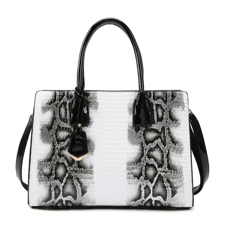 Fashion Crocodile Pattern Large Capacity Handbags