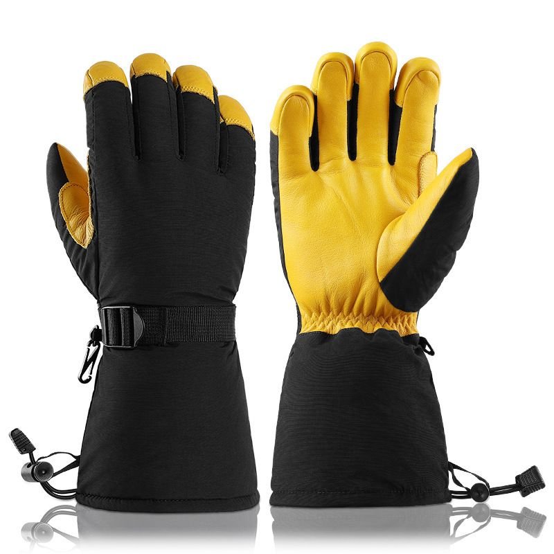 Outdoor Neutral Thickened Warm Windproof Ski Gloves