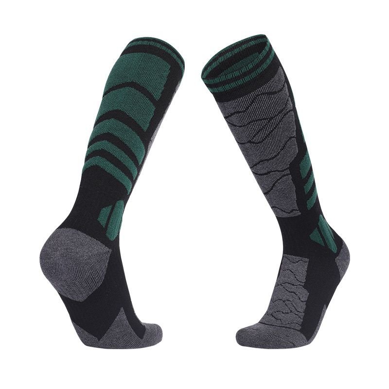 Outdoor Men Sports Thickened Warm Sweat-Absorbing Long Ski Socks