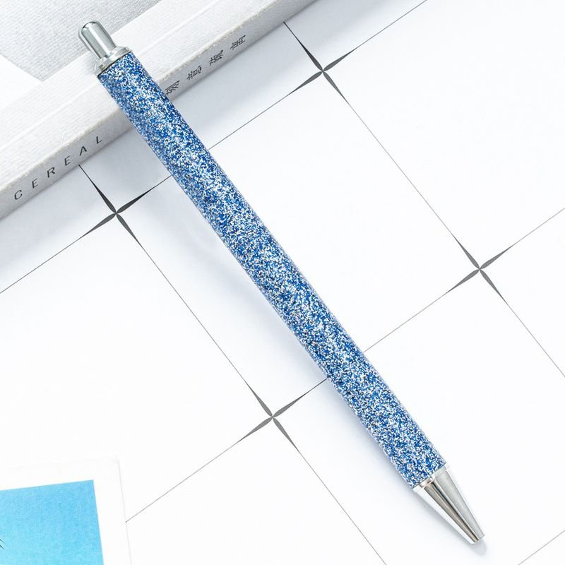 Press The Multicolor Metal Glitter Ball Point Pen