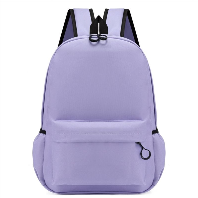 Simple Large Capacity Solid Color Oxford Cloth Backpack