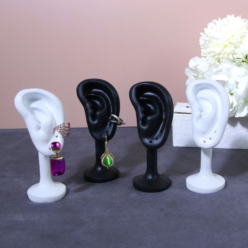 Women Fashion Simulation Ear Earrings Model Display Stand