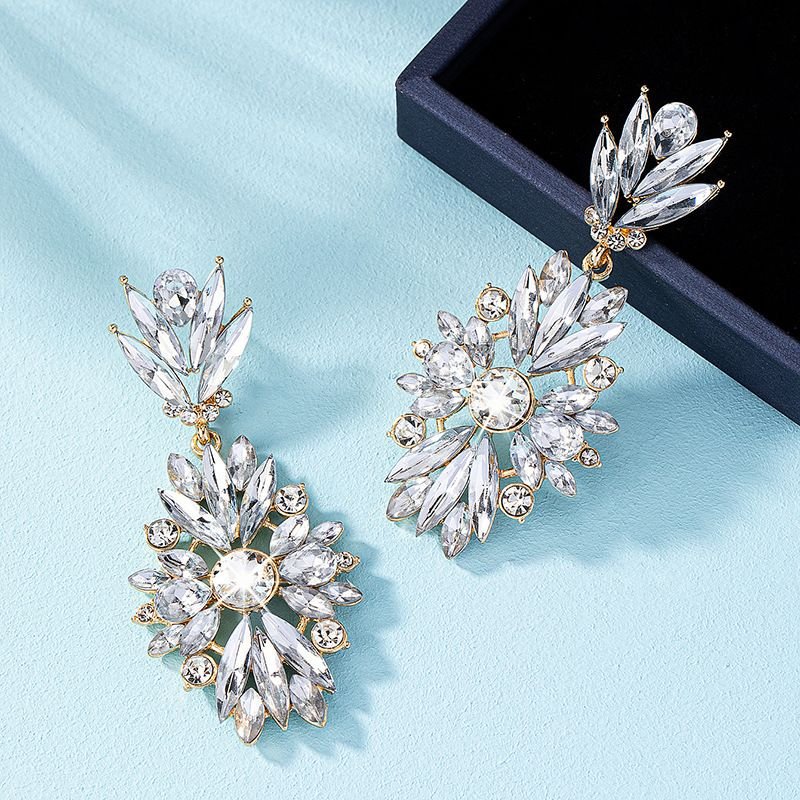 Fashion Temperament Personality Rhinestone Earrings