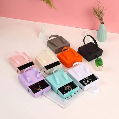 Simple Solid Color Jewelry Packaging Box