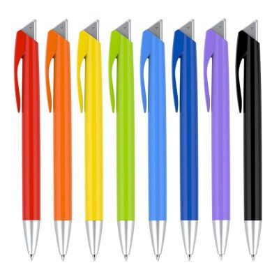 Simple Press Plastic Ballpoint Pen