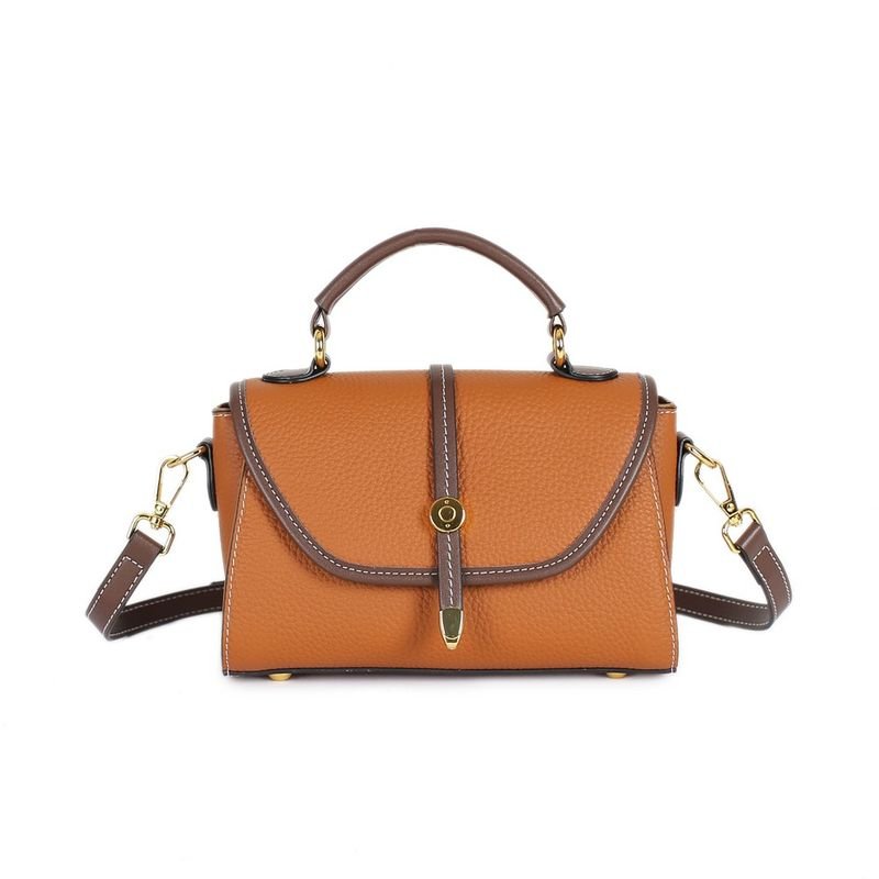 Women Simple Temperament Leather Hand Messenger Bag