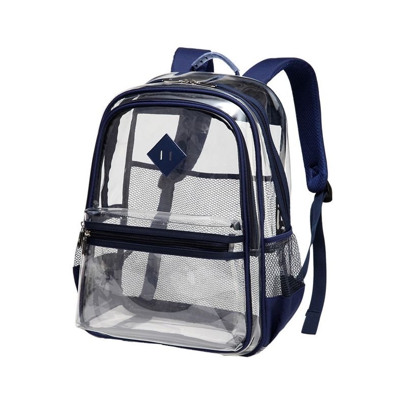 Simple Large Capacity Waterproof Clear Backpack