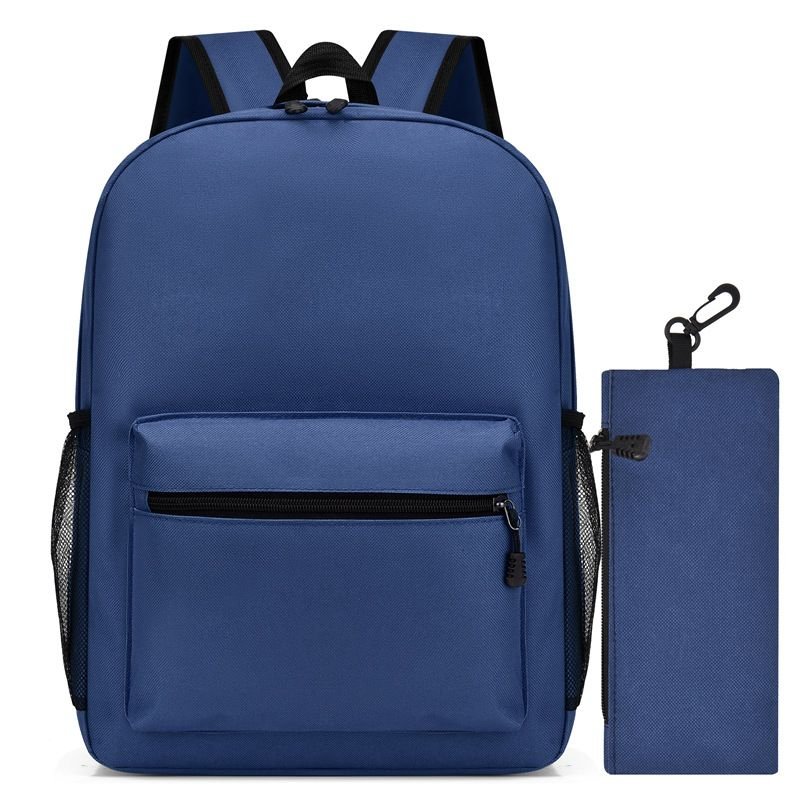 Simple Solid Color Large Capacity Backpack