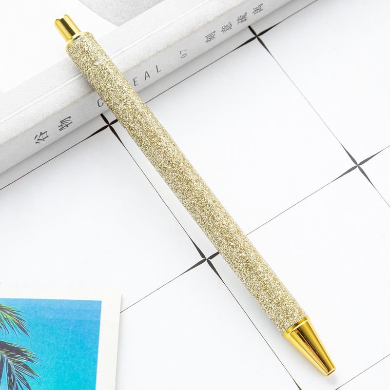 Press The Multicolor Metal Glitter Ball Point Pen