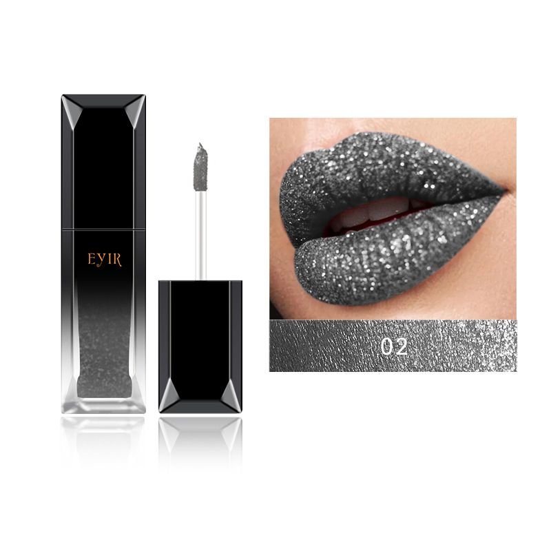 EYIR Women Long-Lasting Easy-To-Color Metallic Pearlescent Liquid Lipstick