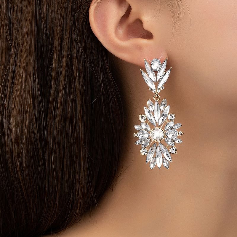 Fashion Temperament Personality Rhinestone Earrings