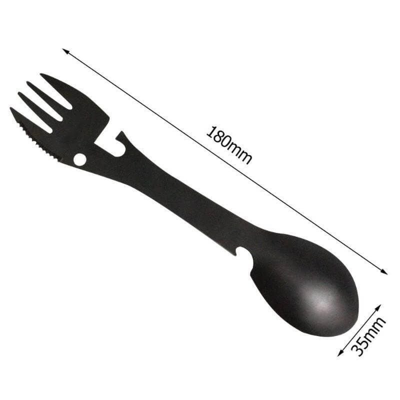 Outdoor Portable Multi-function Stainless Steel Fork