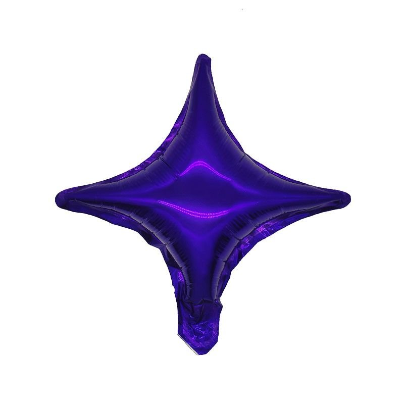 10 Inch Four-Point Star Aluminum Balloon Birthday Party Decoration 50-Set