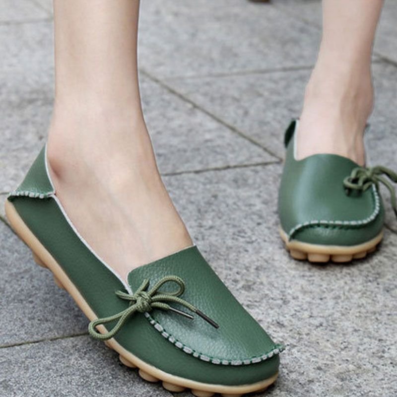 Size:4.5-12 Women Leisure Round Head Flats Shoes