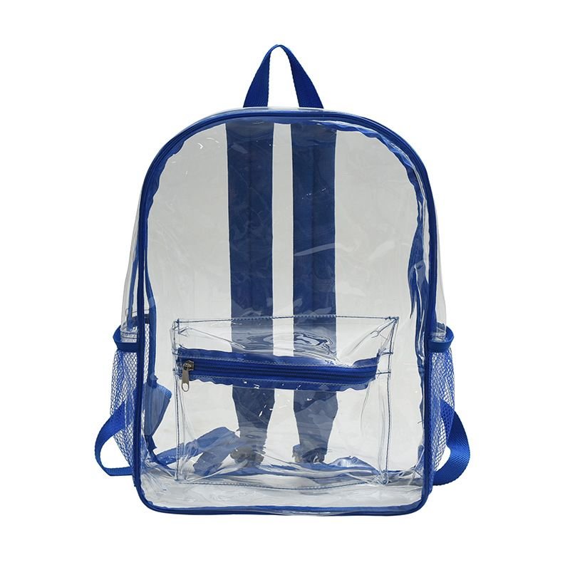 Simple Casual Large Capacity Clear Jelly Backpack