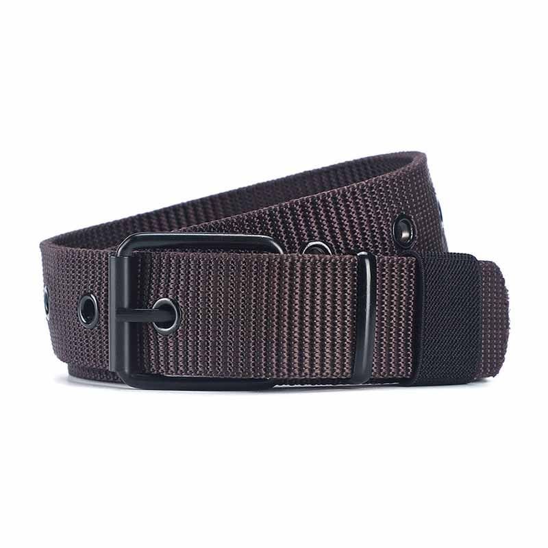 Men Fashion Casual Square Pin Buckle Canvas Belt