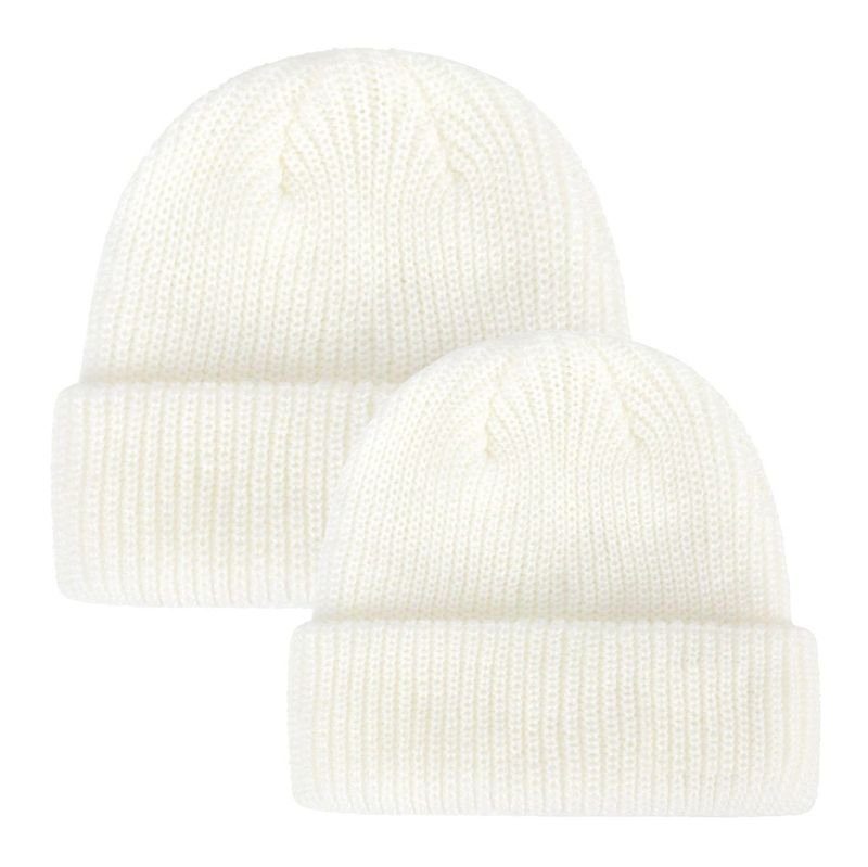 Autumn Winter Fashion Solid Color Knitted Parent-Child Wool Hat