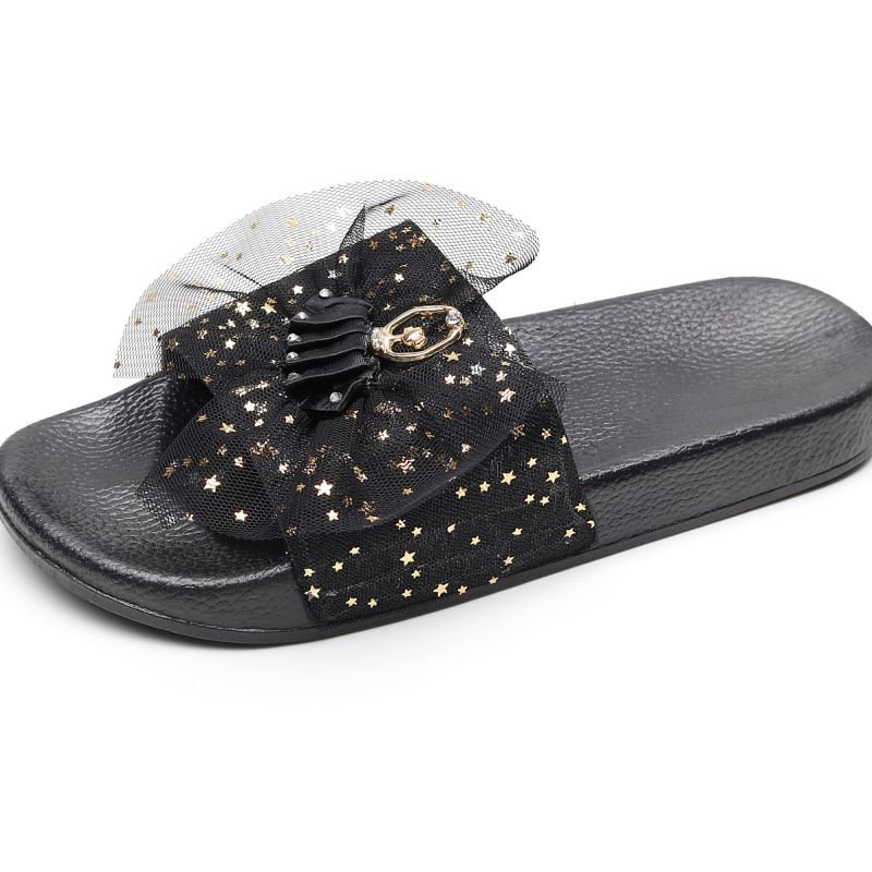 Plus Size Women Fashion Flat Dancing Girls Mesh Flat Slippers