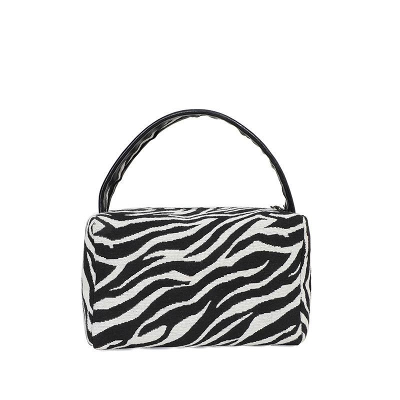 Women Fashion Leopard Zebra Print Large Capacity Handle Bag