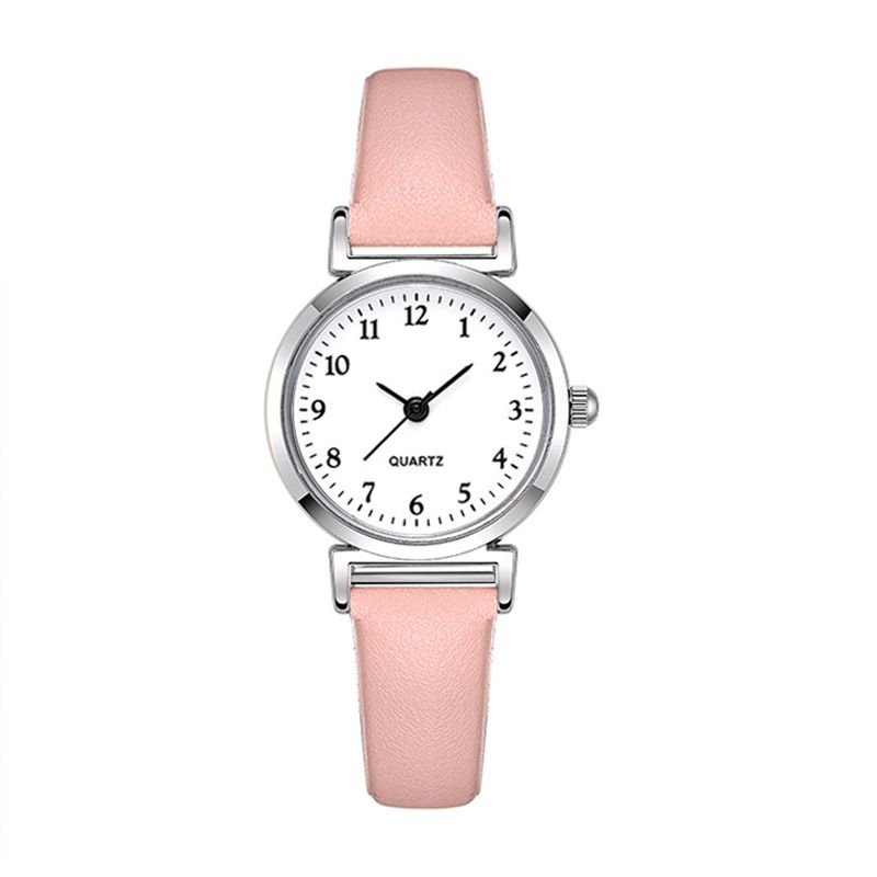 Women Fashion Simple Round Dial Quartz Watch