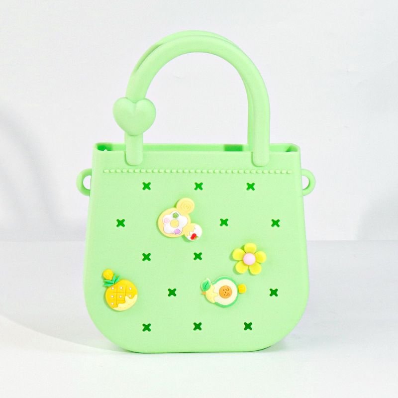 Cartoon Cute Portable Mini DIY Hole Handbag