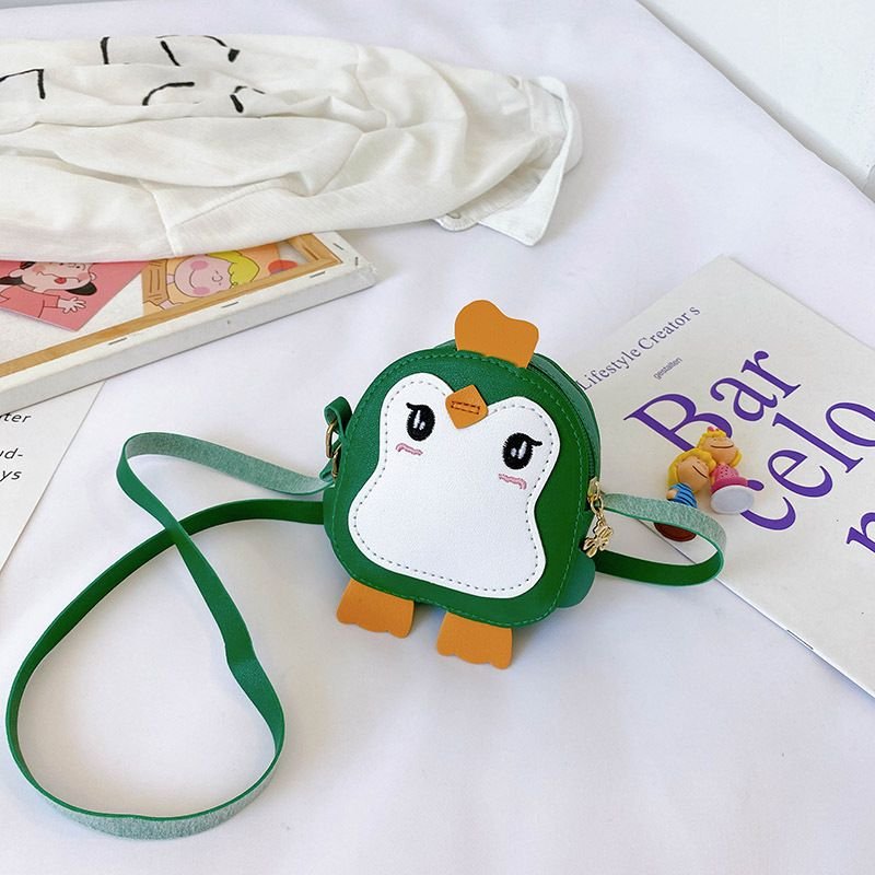 Kids Unisex Casual Cute Cartoon Penguin Mini Crossbody Bag