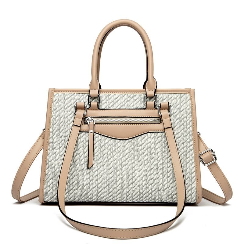 Casual Woven Large Capacity Handbag