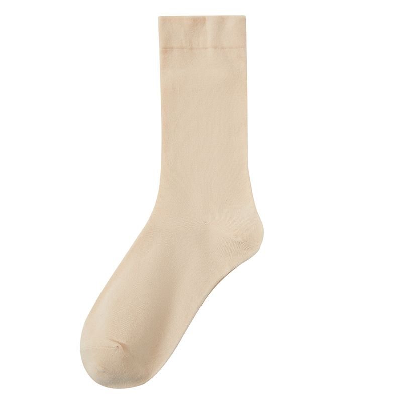 Seamless Women Solid Color Summer Thin Classic Screw Socks Custom