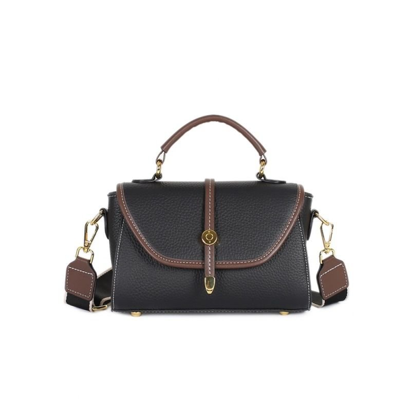 Women Simple Temperament Leather Hand Messenger Bag