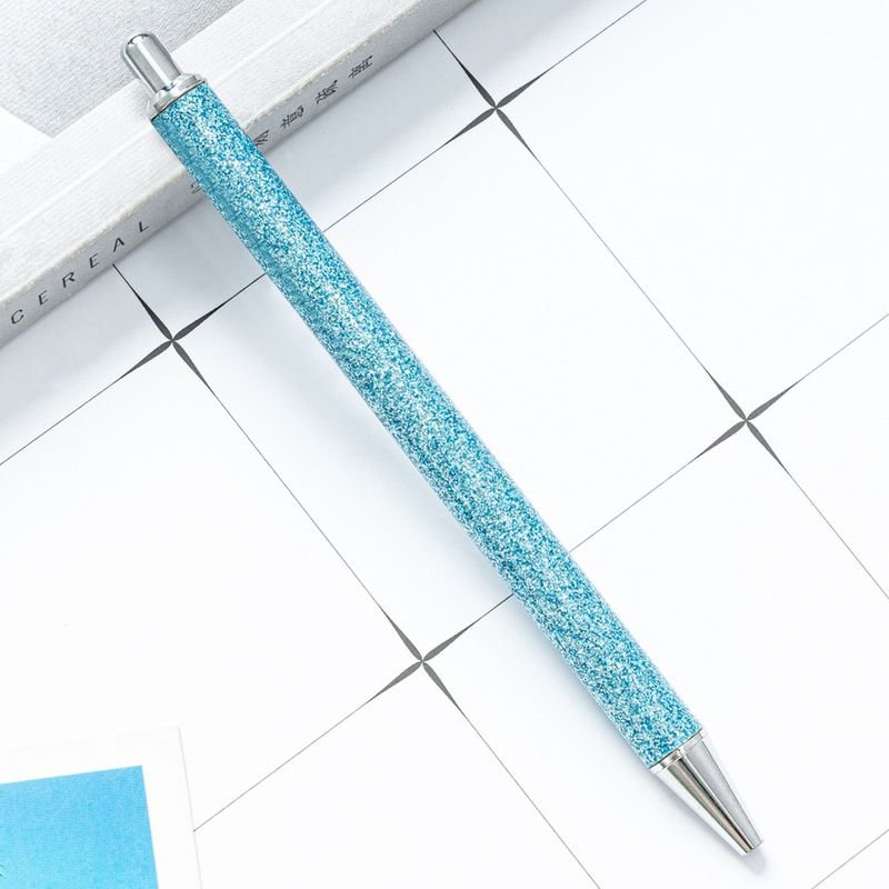 Press The Multicolor Metal Glitter Ball Point Pen