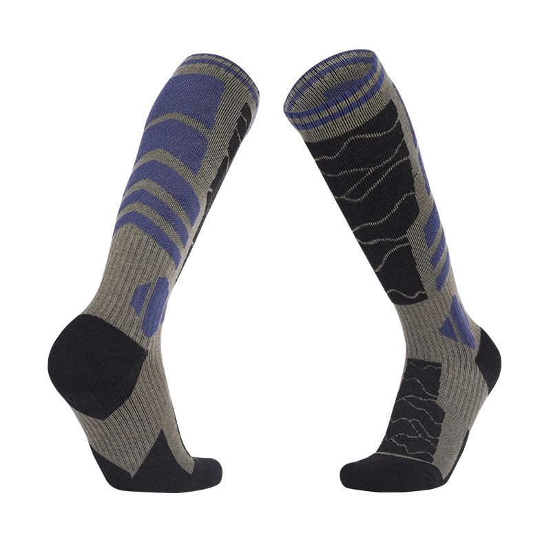 Outdoor Men Sports Thickened Warm Sweat-Absorbing Long Ski Socks